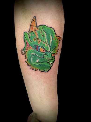 Calypso - Tattoo - Gallery - Japanese Oni Tattoo on forearm