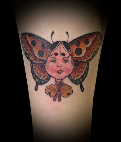 Calypso-Tattoo - Gallery - butterfly Japanese tattoo
