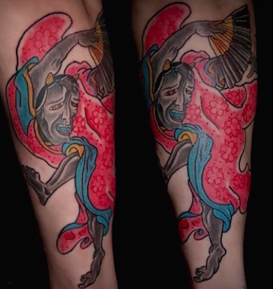 Calypso-Tattoo - Gallery - Japanese tattoo on lower arm