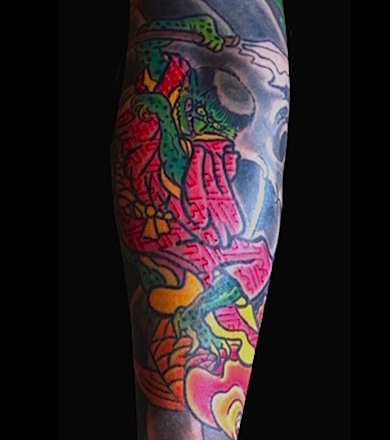 Calypso-Tattoo - Gallery - sea monster Kappa